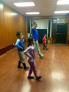 Dance class is in session at the Tovushi Center.