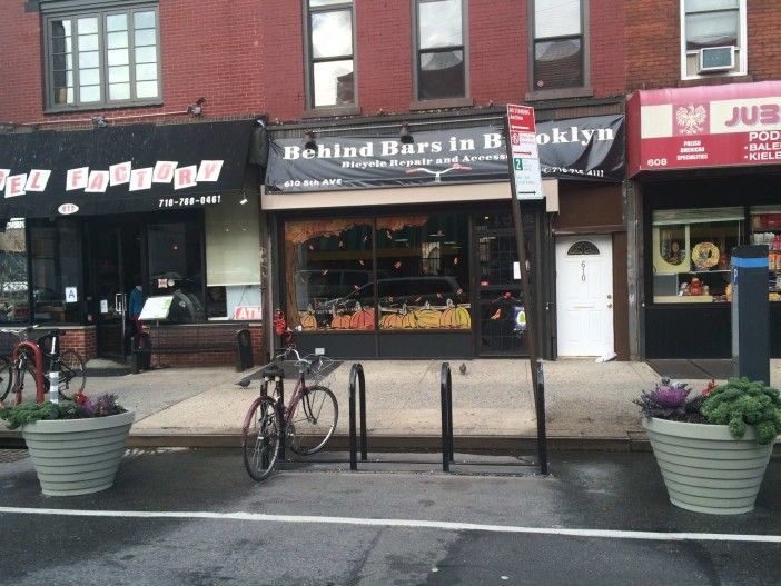 Behind Bars In Brooklyn And Al Di La Join Other Local Businesses Who Maintain DOT Bike Corrals