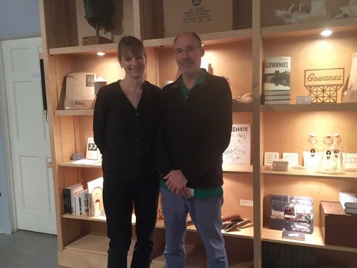 Ute Zimmermann and Joel Beck of the Gowanus Souvenir Shop