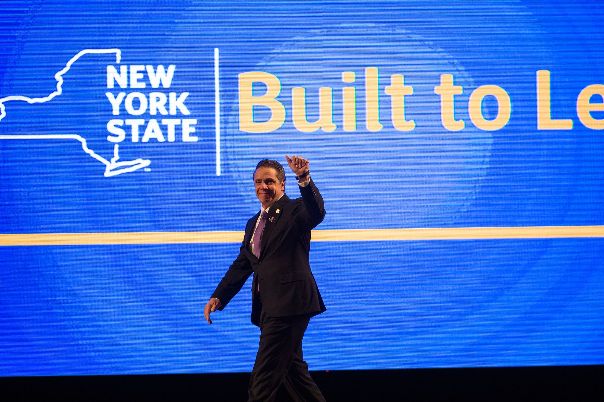 Governor Andrew Cuomo at his 2016 State of the State speech. (Photo: PROgovernorandrewcuomo / Flickr)