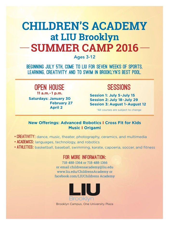 Children's Academy_Summmer_2016_FLYER