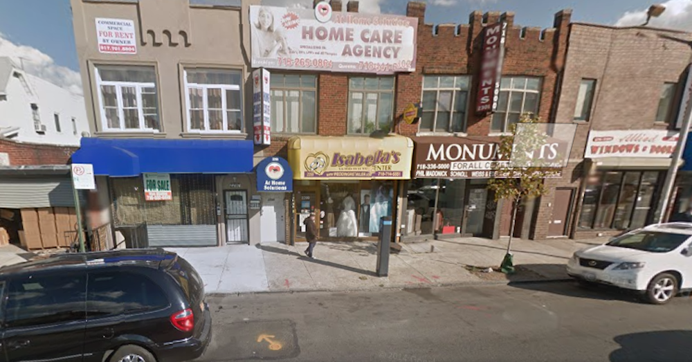 Isabella's Wedding Center at 2299 Coney Island Avenue. (Source: Google Maps)