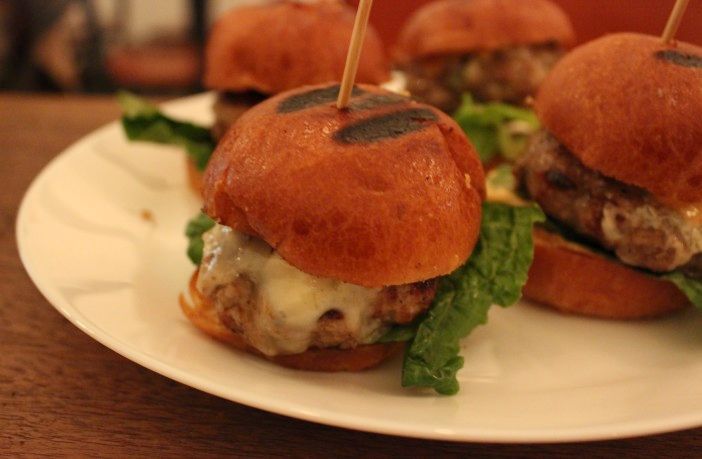 Gorgonzola Dolce Lamb Burger. (Photo by Shannon Geis/Ditmas Park Corner)