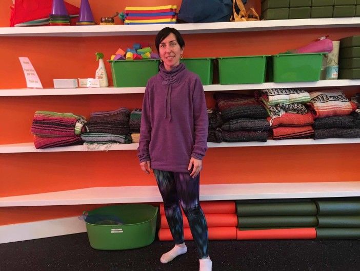 Marni Sandler, owner of Monkey Do! Yoga