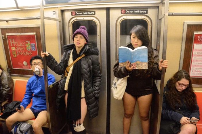 No Pants Subway Ride