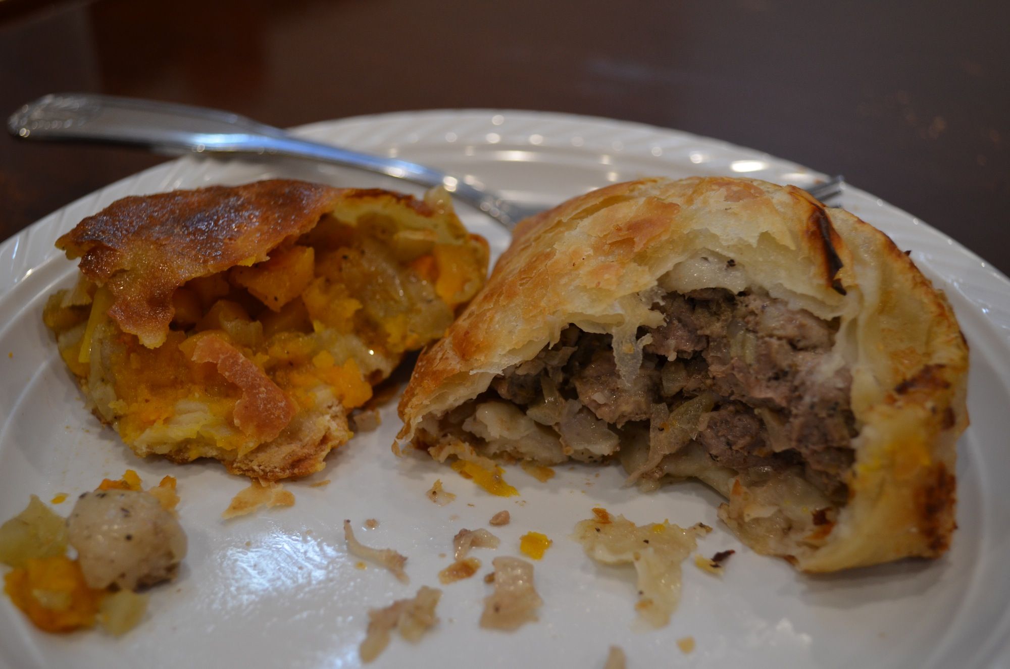 The meat and pumpkin samsas. (Photo: Alex Ellefson / Sheepshead Bites)