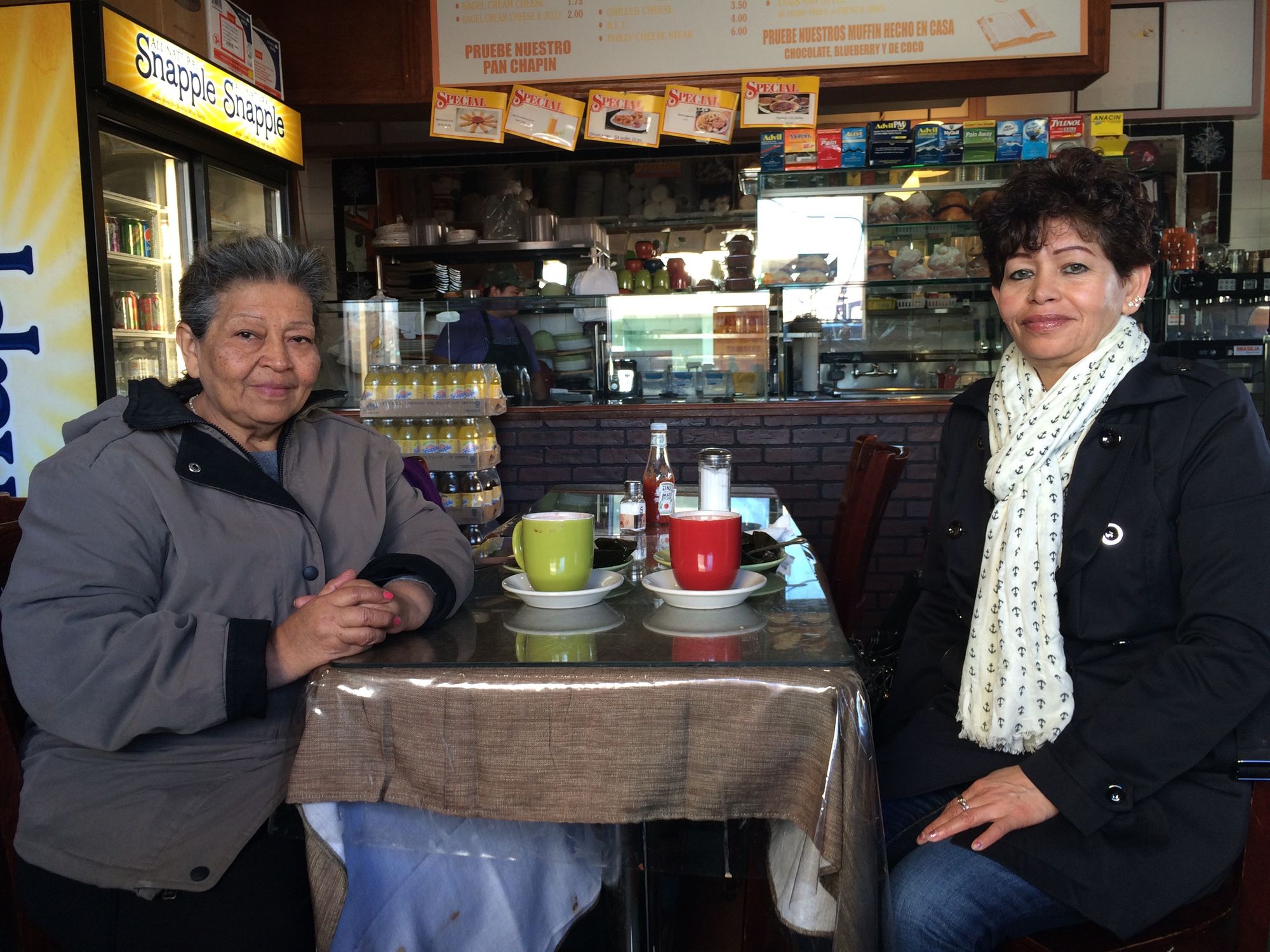 Amanda Solórzano and Santos Amaya, pictured in Jireh Restaurant. (Photo by Carmen Molina Tamacas)