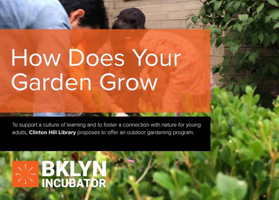 Bklyn Incubator Grant Funds Clinton Hill Library Garden And Brooklyn Podcasting Club
