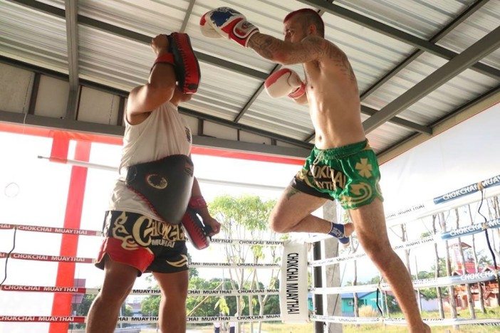 Michael Lvovsky training in Thailand. (Photo: Mike Beastmode Lvovsky / Facebook)