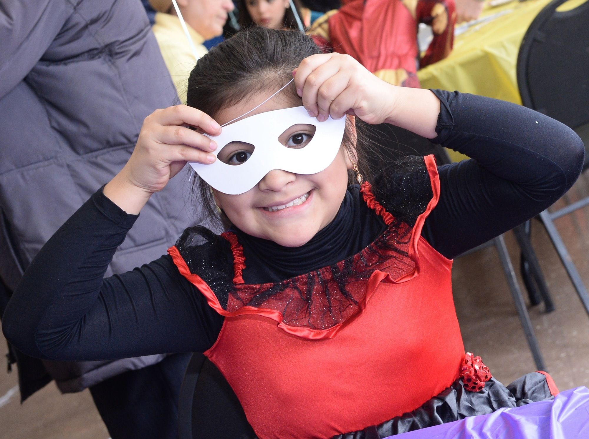 Kids got dressed up for the Kings Bay Y's annual Purim party. (Photo: Kenneth Brown)