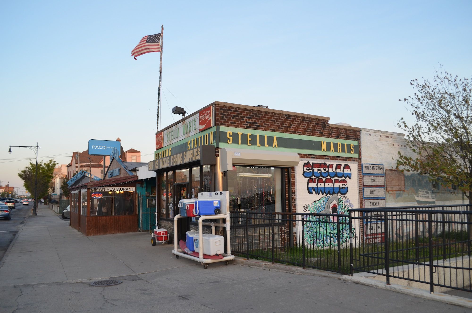 A group of investors wanted to buy up a two-block stretch along Emmons Avenue, between East 29th Street and East 27th Street. (Photo: Alex Ellefson / Sheepshead Bites)