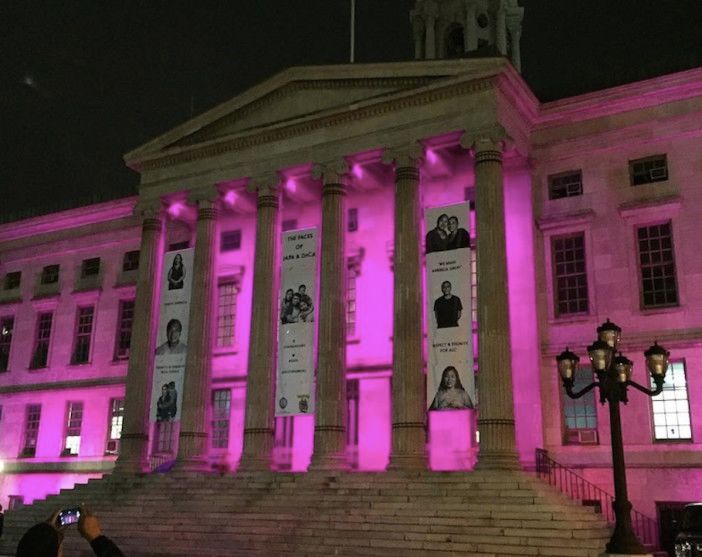 purple borough hall