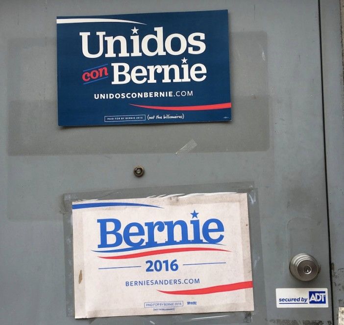 Sanders' Gowanus campaign office