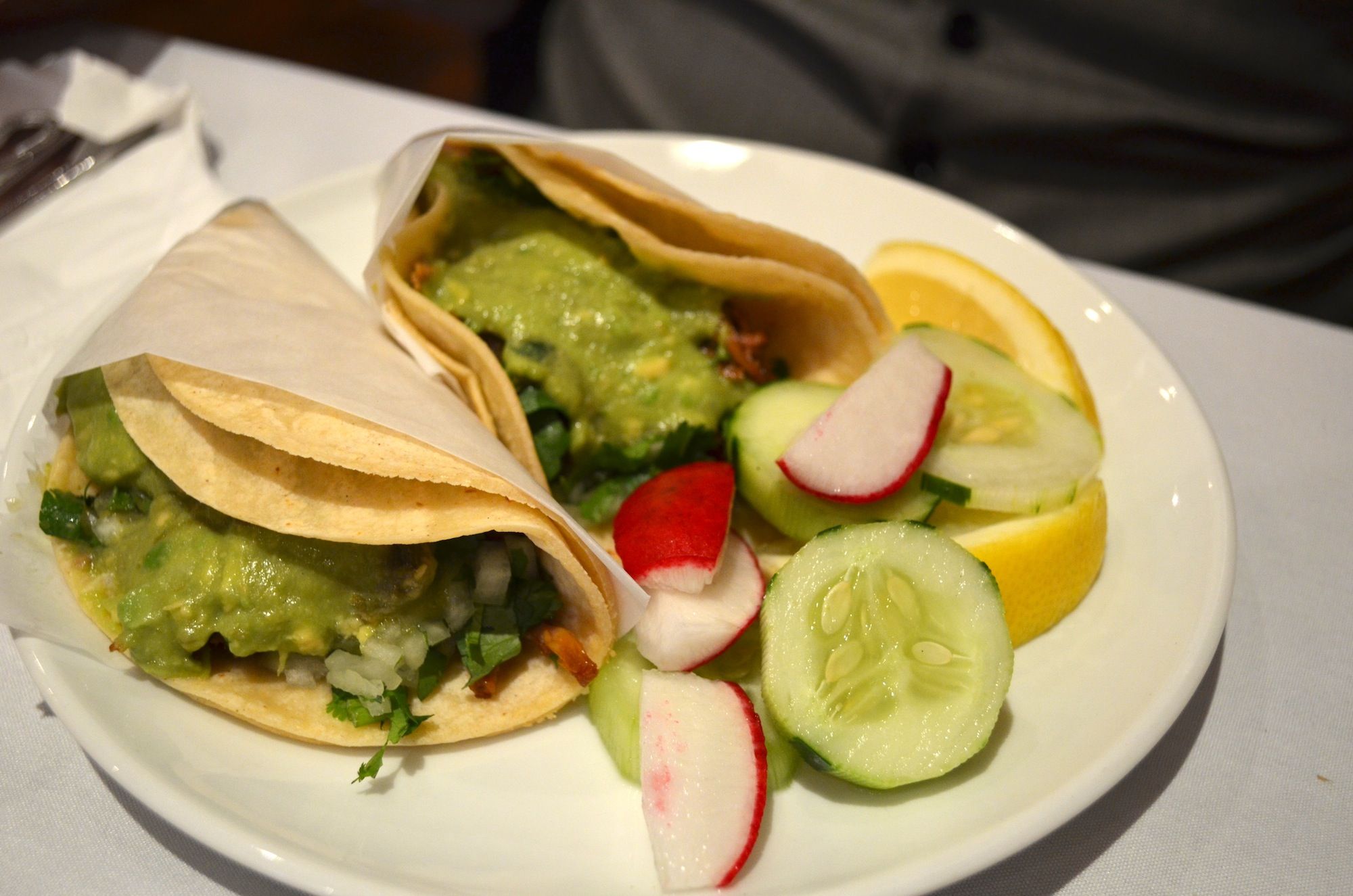 The carnitas tacos. (Photo: Alex Ellefson / Sheepshead Bites)