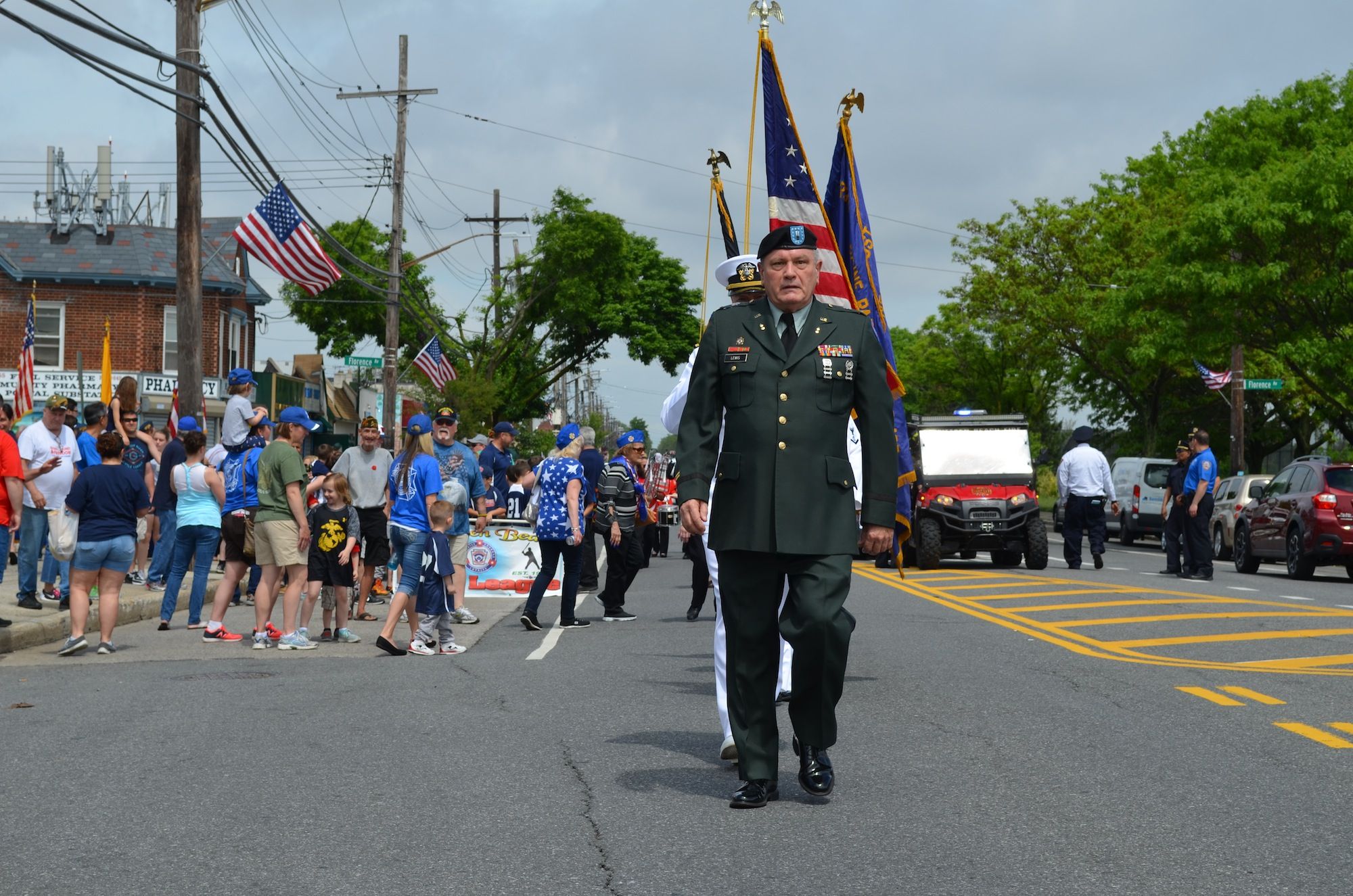 The annual Memorial Day Parade going down Gerritsen Avenue Monday. (Photo: Alex Ellefson / Sheepshead Bites)