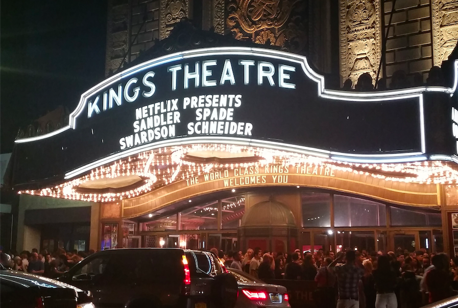 Chris Rock, Adam Sandler & David Spade Among Comedians At Kings Theatre Last Night