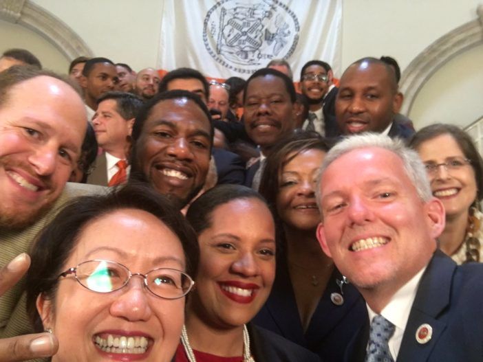 Council member selfie 