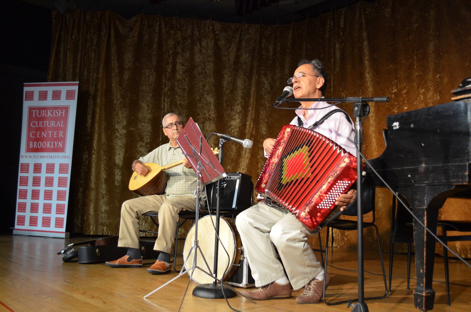 Sufi music at the Kings Bay Y's iftar dinner. (Photo: Alex Ellefson / Sheepshead Bites)