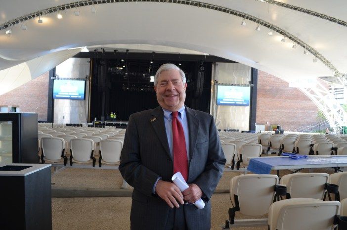 Dream Come True: Markowitz Tours Newly Completed Amphitheater