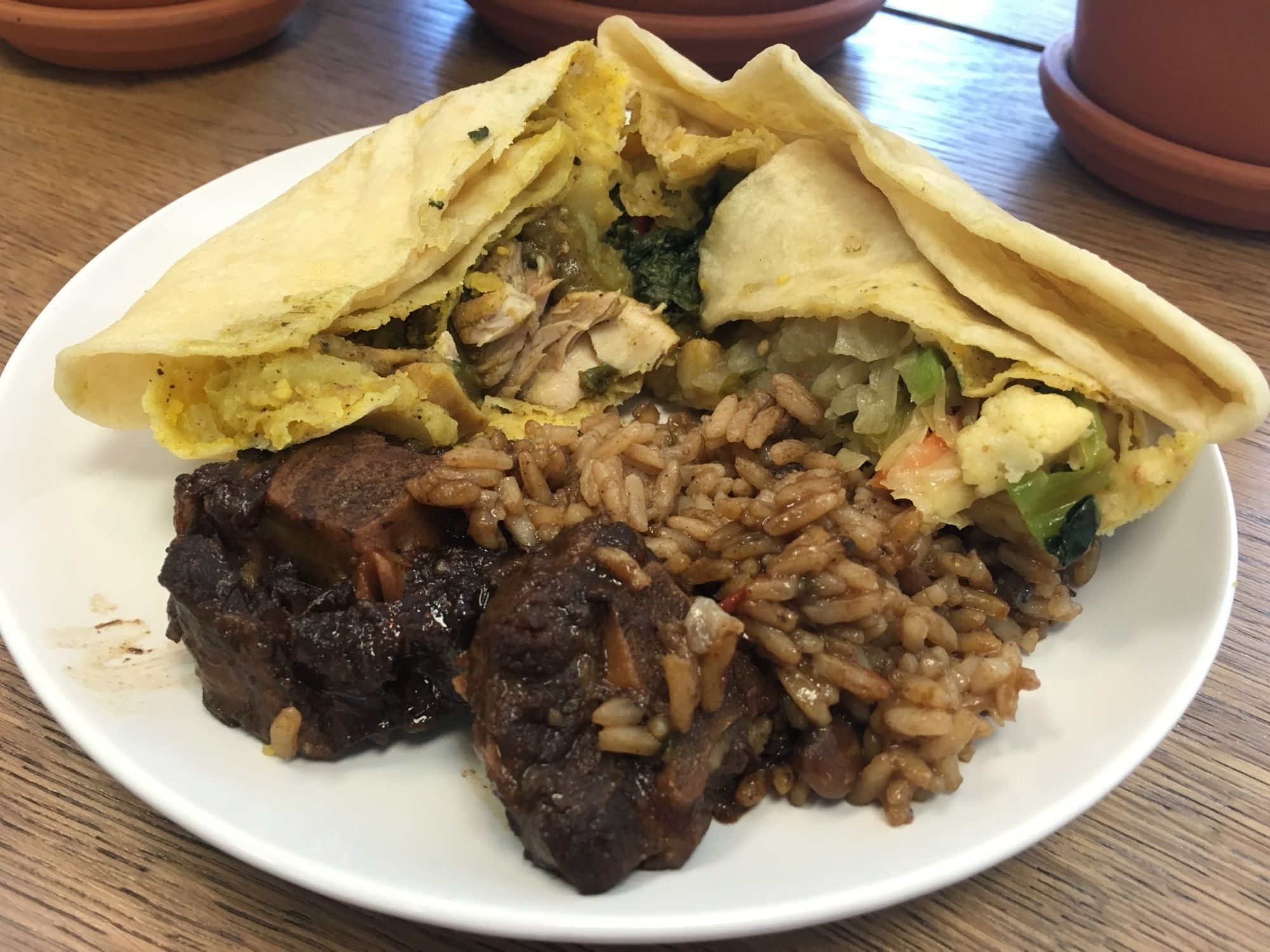 Bite Of The Day: Roti & Oxtail At Suzy’s Roti Parlour