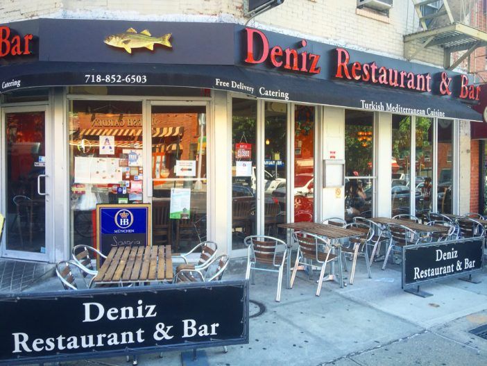 Deniz's inviting exterior draws you in. (Courtesy Fort Greene Focus/Justin Fox)