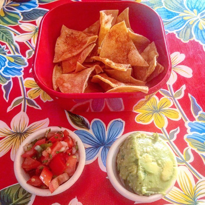 Chips with pico de gallo and guacamole. (Courtesy Fort Greene Focus/Justin Fox)