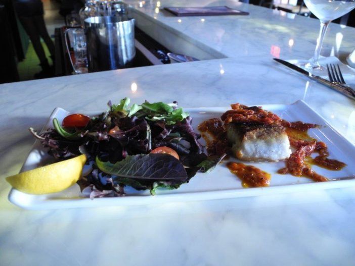 Poached Cod at Manchego (Photo by John Epstein)