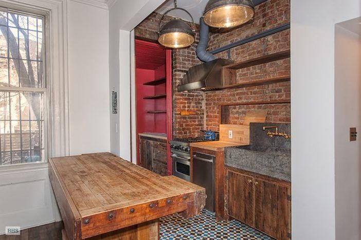 Check out this rustic but state of the art kitchen! (Courtesy Nadine Abramson of Brown Harris Stevens) 