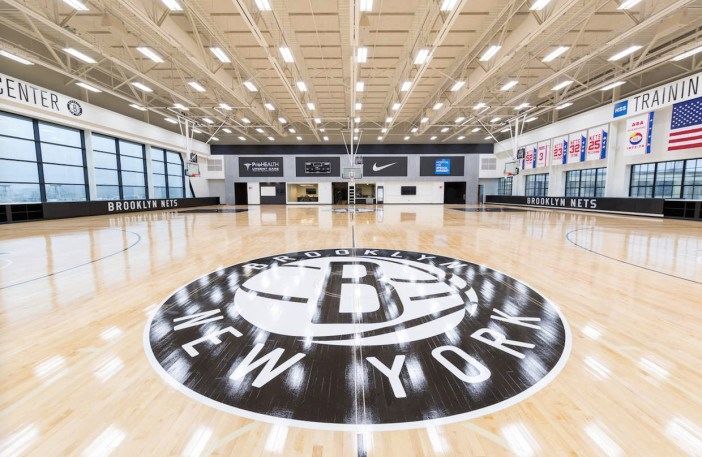 Practice Court at the Brooklyn Nets’ Hospital for Special Surgery Training Center. (Photo courtesy of Brooklyn Nets)