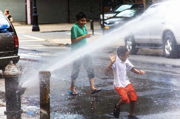 fire hydrant summer