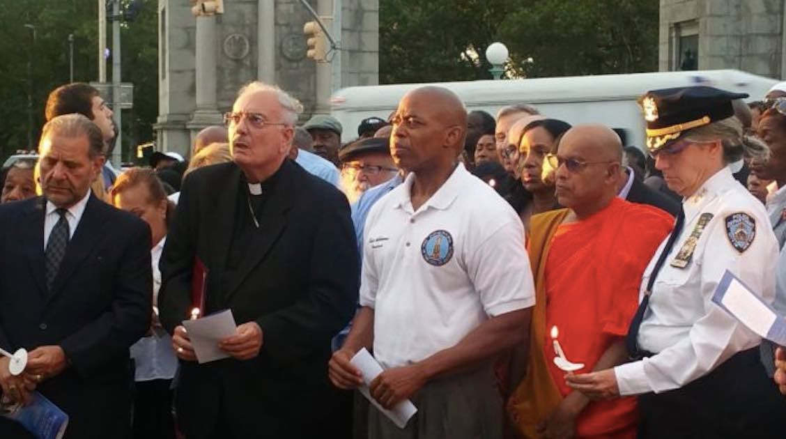 In Wake Of Shootings, Brooklyn Holds Interfaith Vigil For Stronger Police-Community Relations