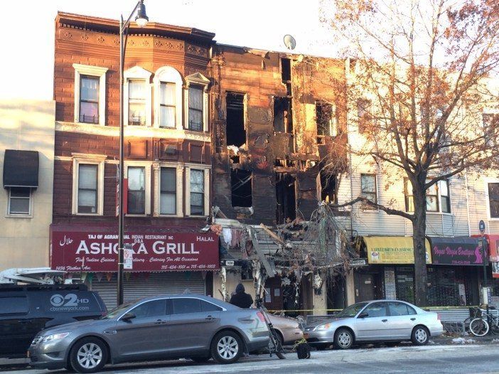 November 2014 fire (Photo by Ditmas Park Corner)