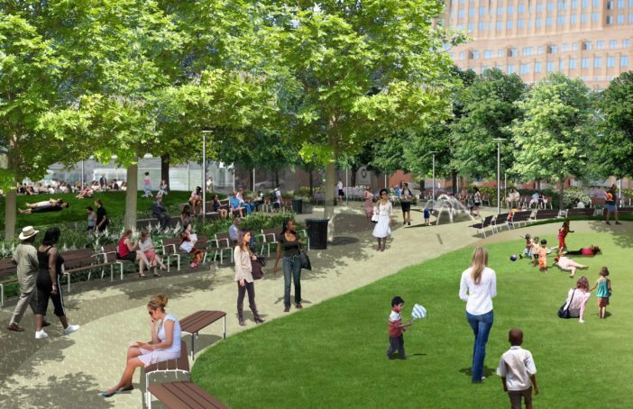 A rendering of Willoughby Square. (Courtesy: Economic Development Corporation) 