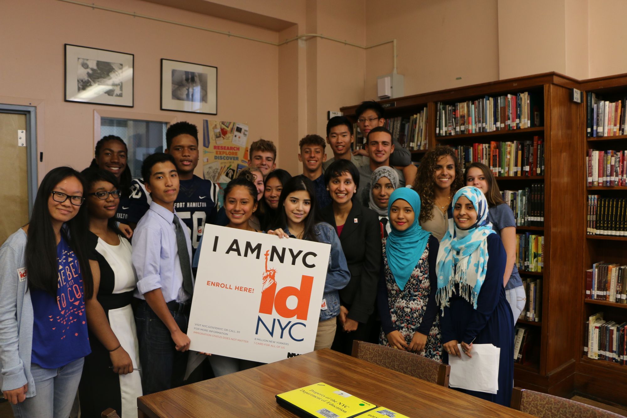 IDNYC Comes To Fort Hamilton High School With Pop-Up Enrollment Center