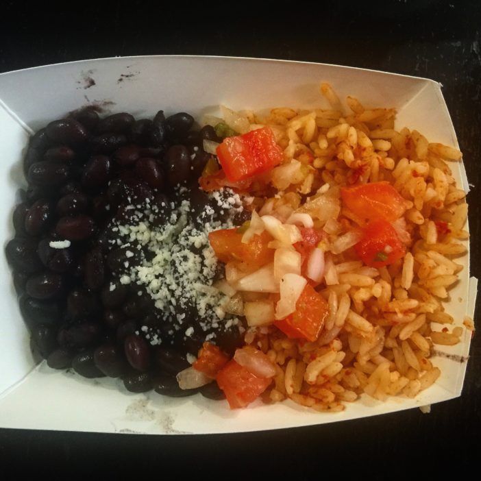 Rice and beans. (Courtesy Fort Greene Focus/Justin Fox)