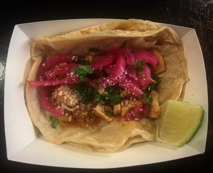 The chicken stew taco. Baby, it's got a stew goin' on. (Courtesy Fort Greene Focus/Justin Fox)