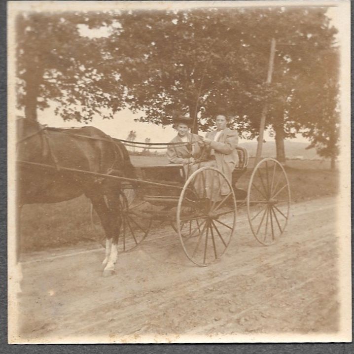 Family History Snapshot: Prospect Park On Horseback Over 100 Years Ago