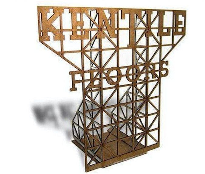 Kentiles Floors sign model kit by Boundless Brooklyn