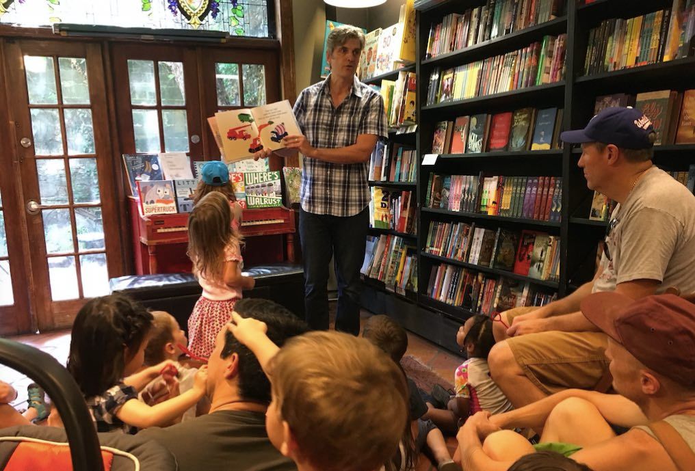 Stephen Savage reads The Mixed-Up Truck at Community Bookstore