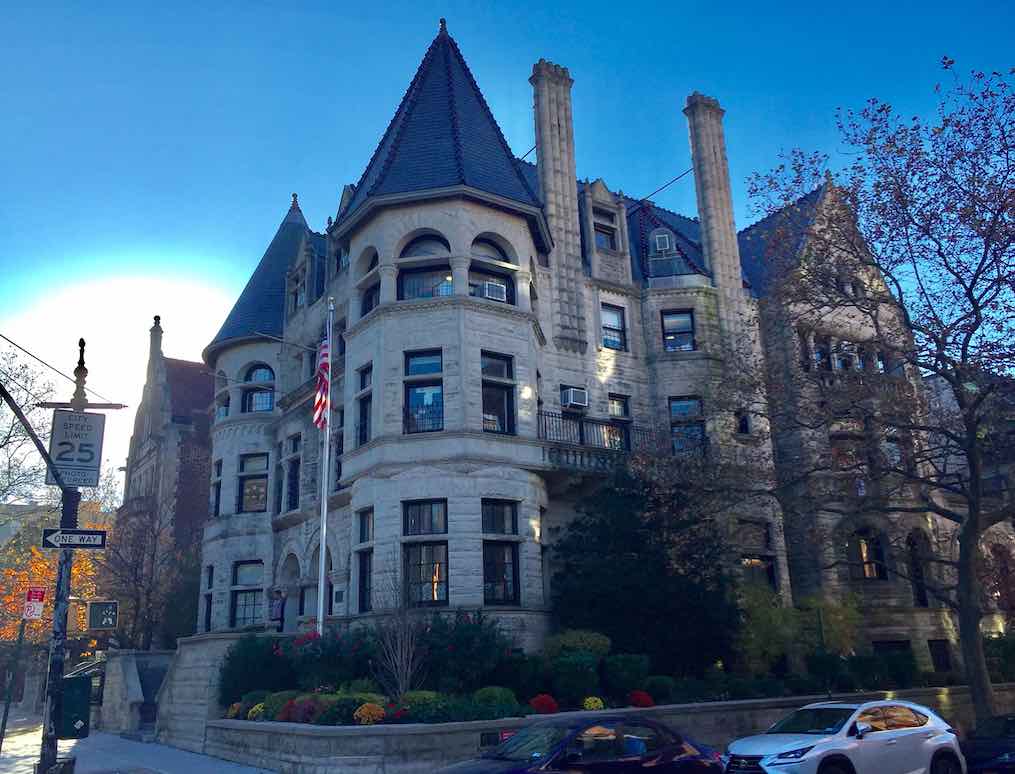 1892, Hulbert House, now Poly Prep Lower School at 49 Prospect Park West by Montrose Morris.