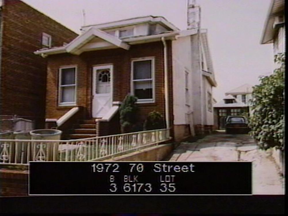 A tax photo showing the home in 1972. It's been on its plot for a good while. Photo via Property Shark