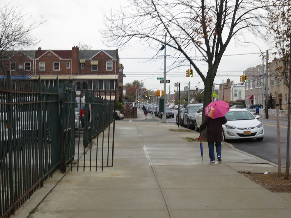 The quiet, residential area showed little upset. All the politics remain beneath the surface in these parts. Photo by Hannah Frishberg