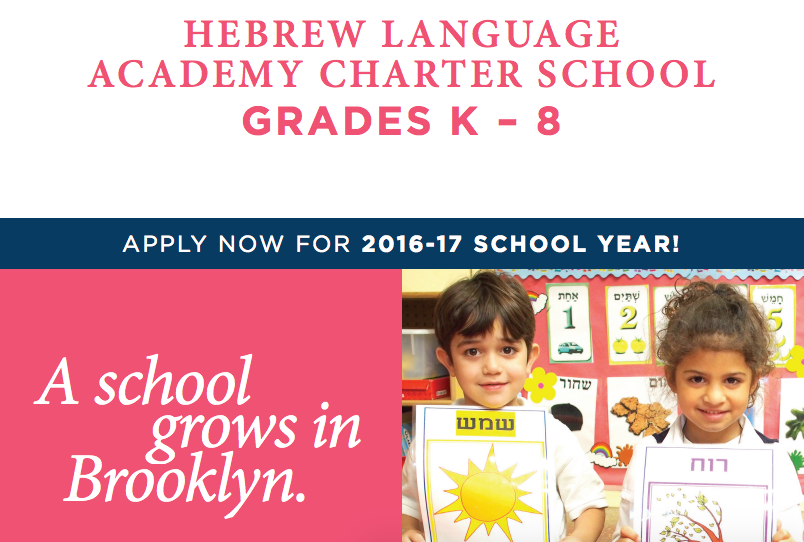 The Hebrew Language Academy's 2017 brochure, via their website