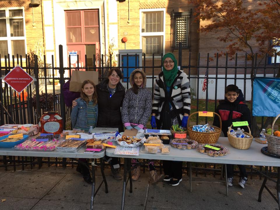 Bake sale in November outside of PS 230. (Photo via Alexandra Como Saghir‎ / Facebook)