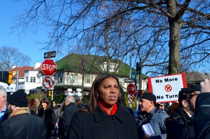 Public Advocate Letitia Jame. Photo by Sean Egan/Sheepshead Bites.