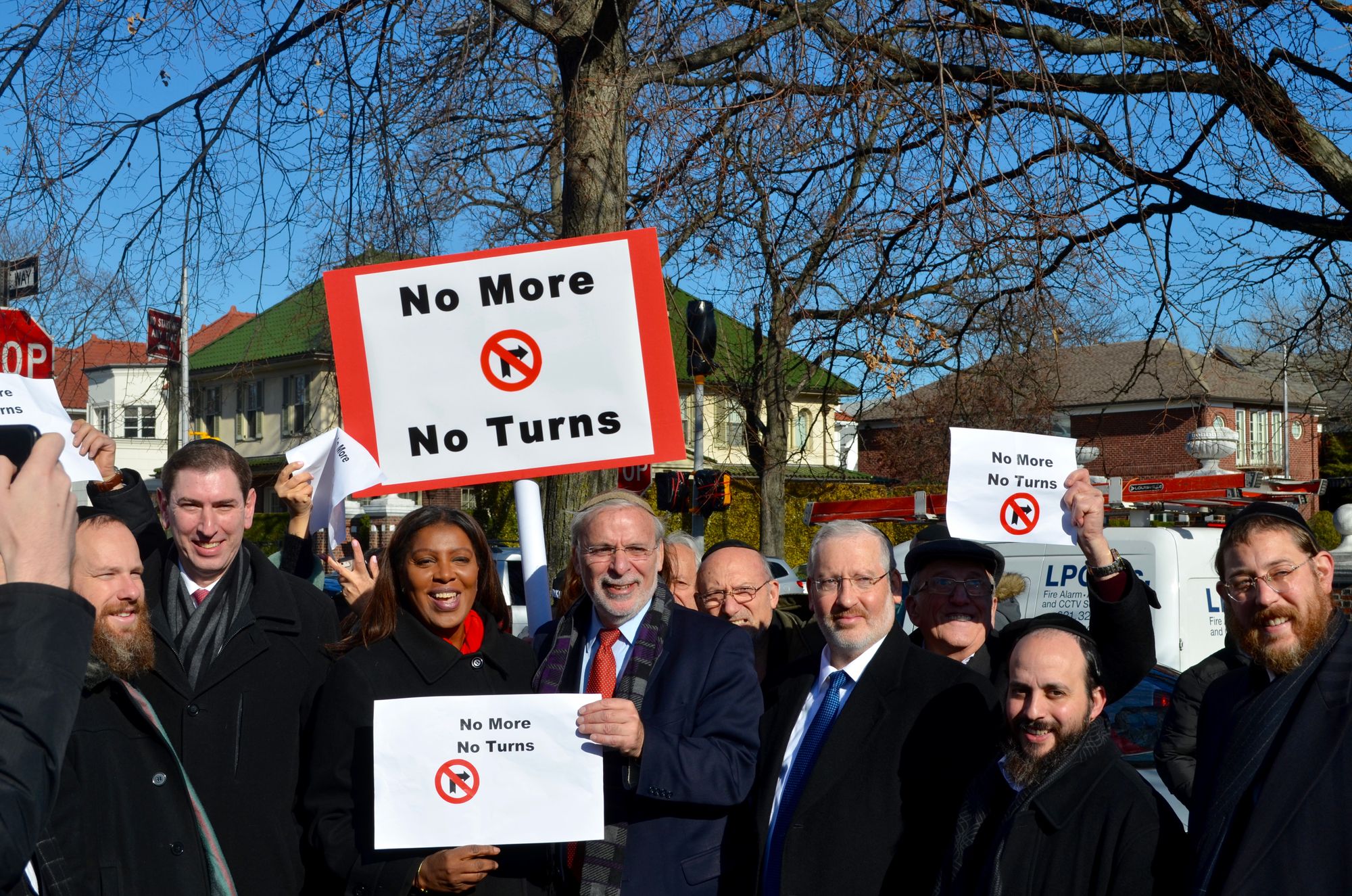 No More ‘No Turns!’ Brooklynites Rally Against Ocean Parkway Changes