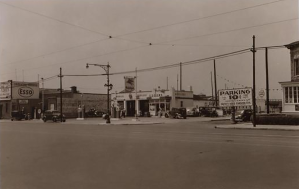 Emmons Avenue and East 15th Street, 1941. (Photo by Percy Loomis Spencer via NYPL