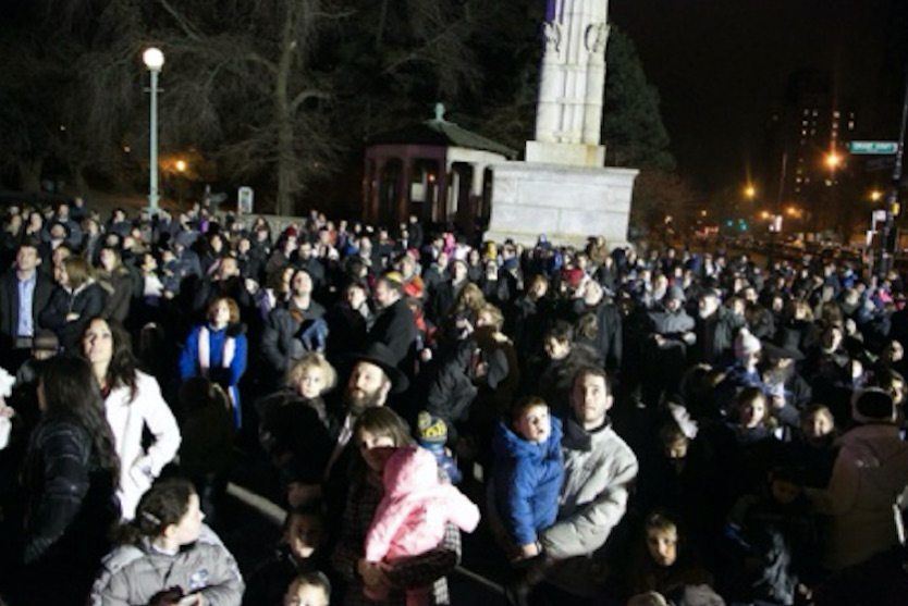 largest menorah