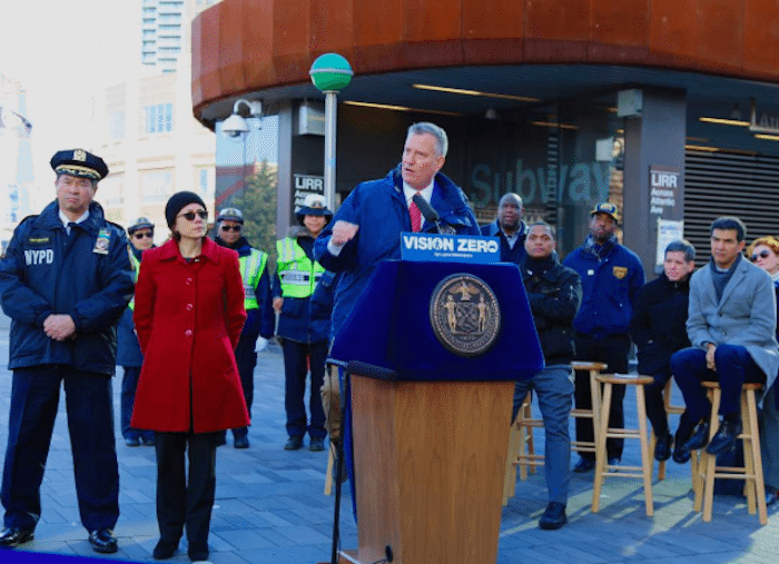 Mayor Unveils $400M In Vision Zero Funding For School Crossing Guards & More