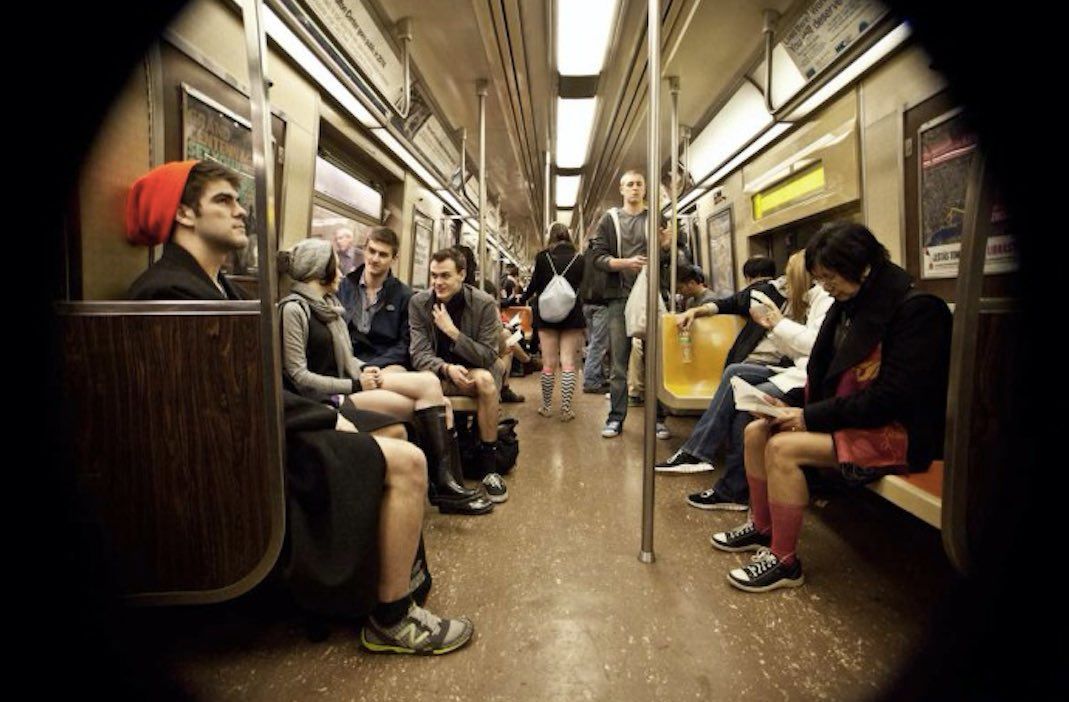 Celebrate 16 Years Of ‘Dropping Trou’ On Sunday With No Pants Subway Ride